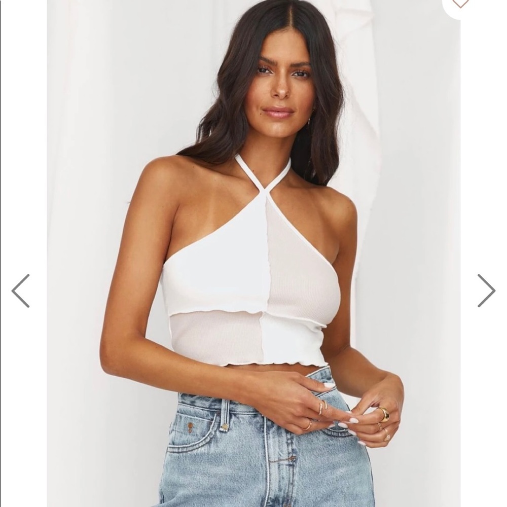 Mattie Colorblock Halter Top